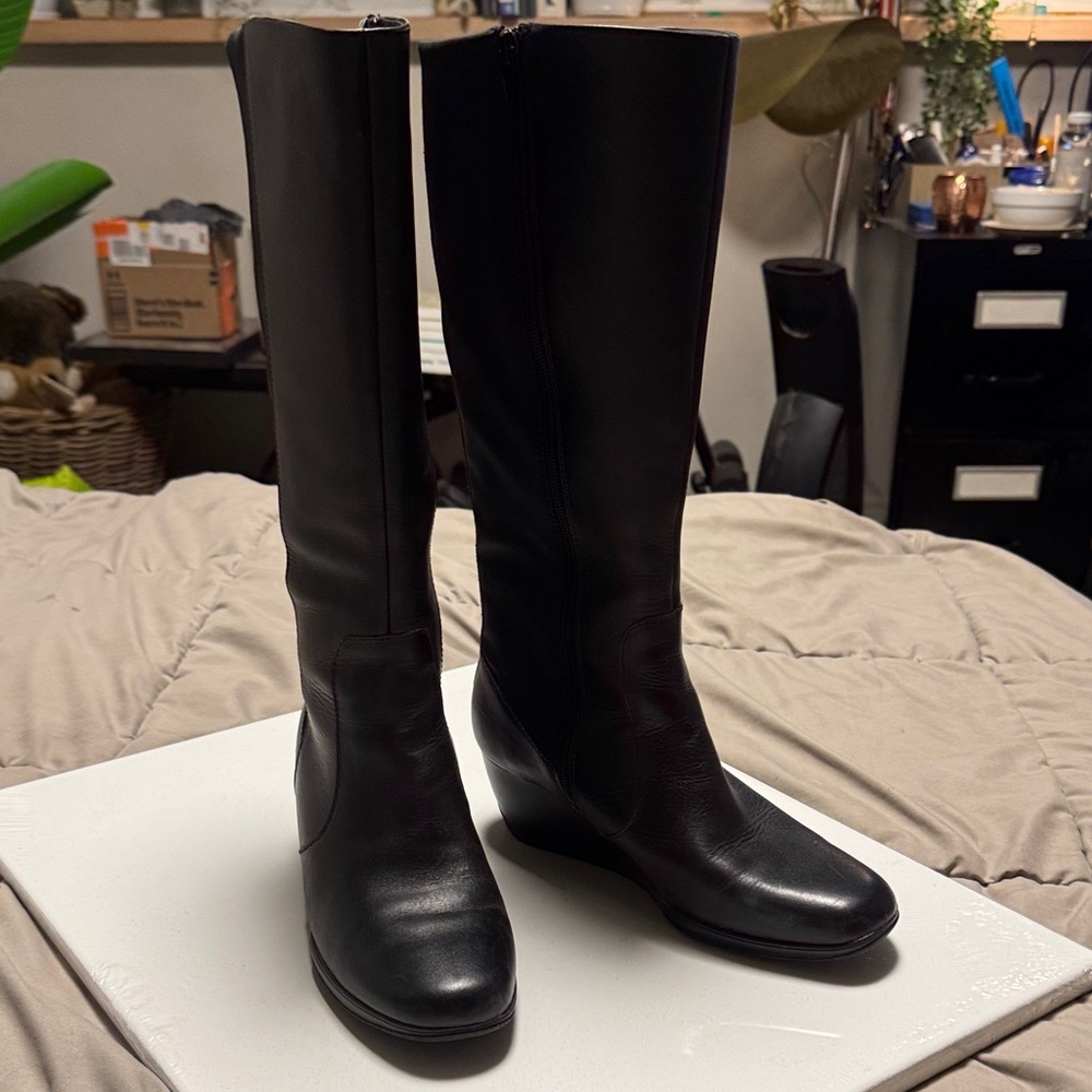 Clark’s  Knee-High Boots